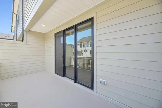 a view of building from balcony