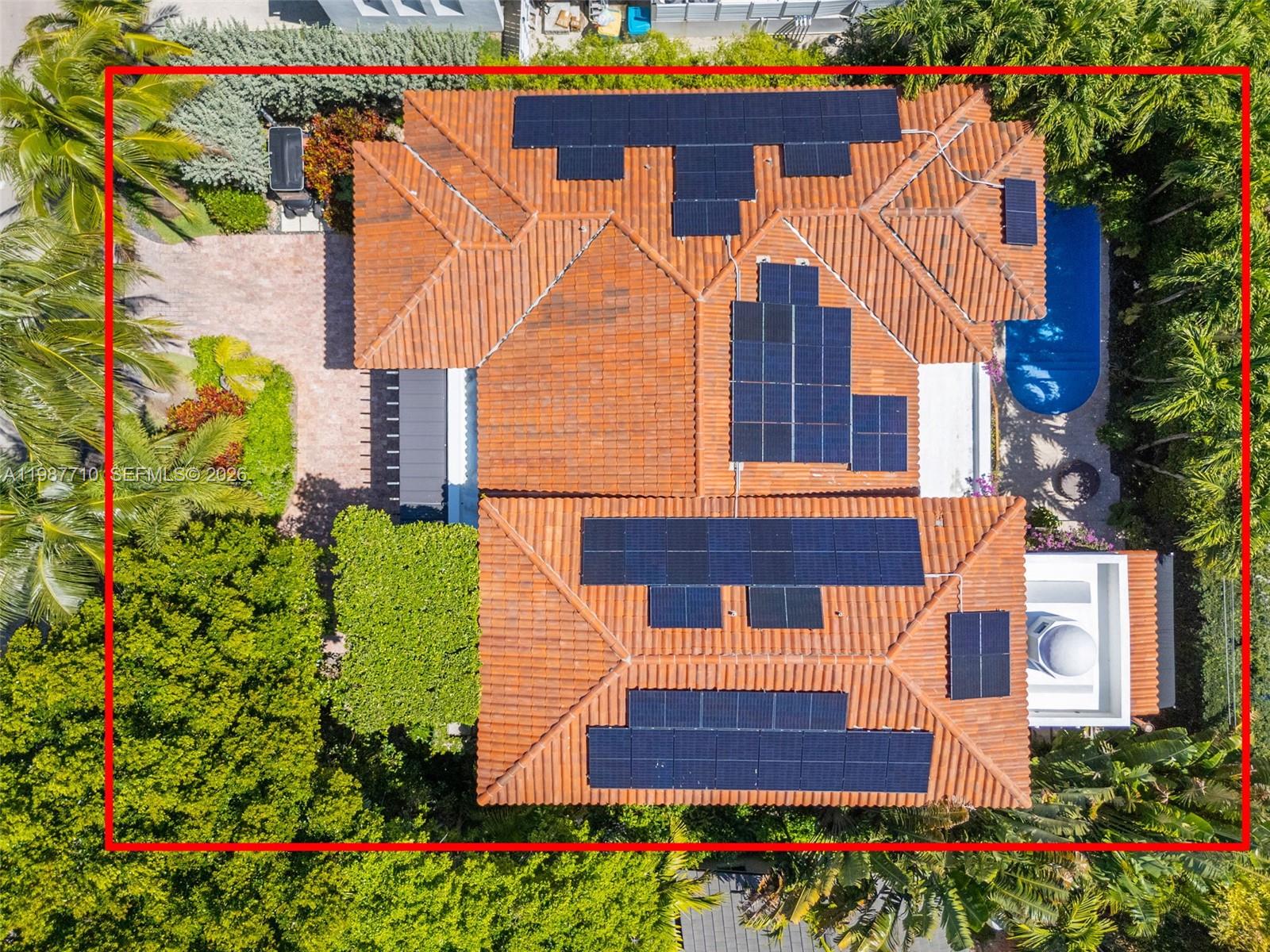 140 Hampton Lane Key Biscayne, FL 33149 - Photo 36 of 44 The house fixture solar panel.