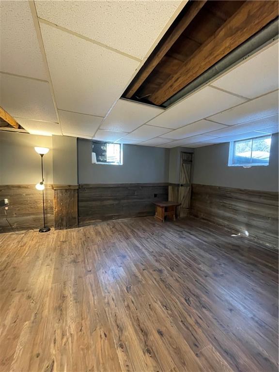 827 Georgetown Road Sandy Lake, PA 16145 - Photo 15 of 20 a view of empty room with wooden floor