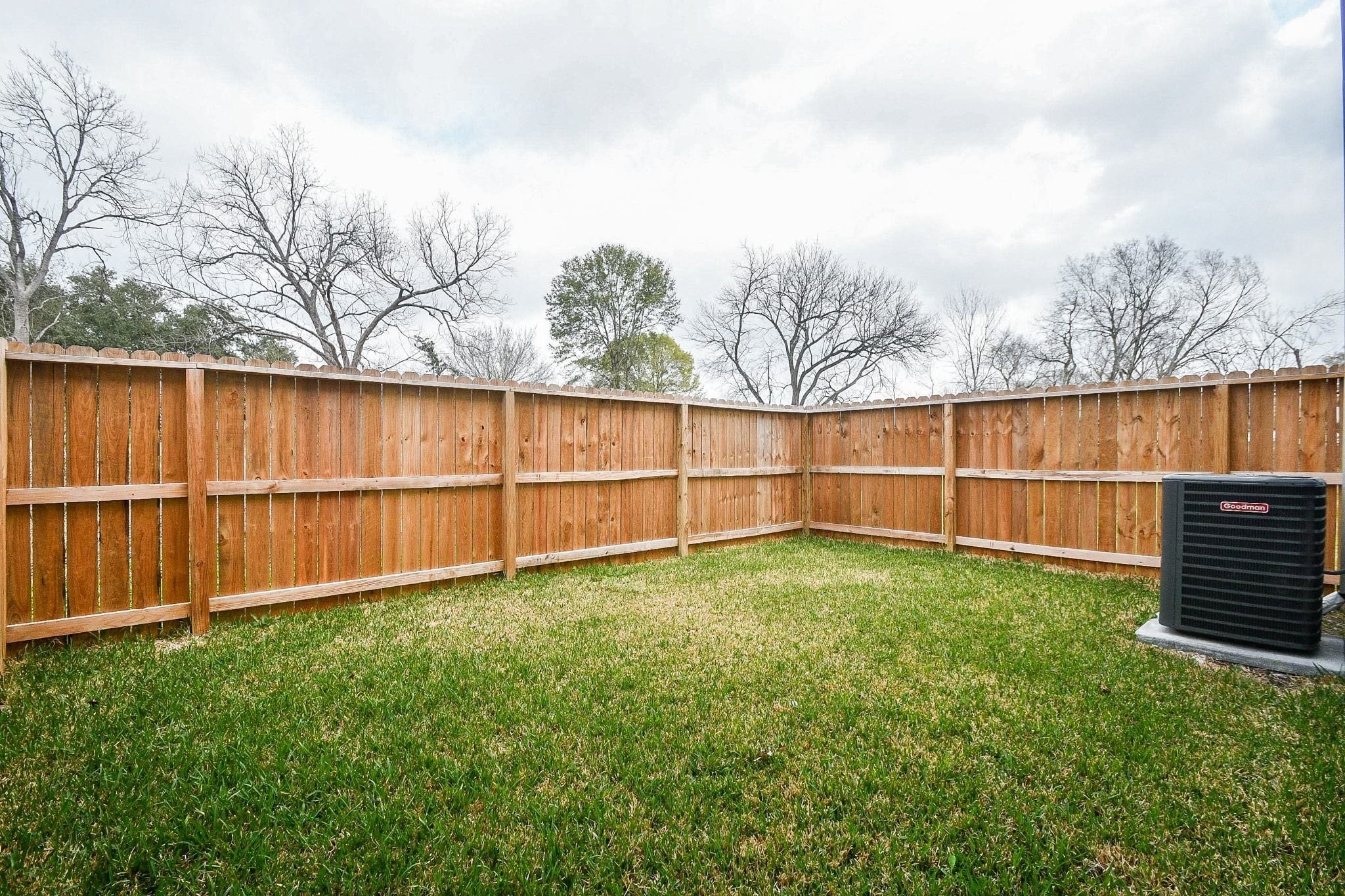 4401 Alvin Street, Unit B Houston, TX 77051 - Photo 18 of 19 a view of a backyard with wooden fence