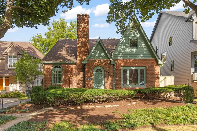 front view of house with a yard