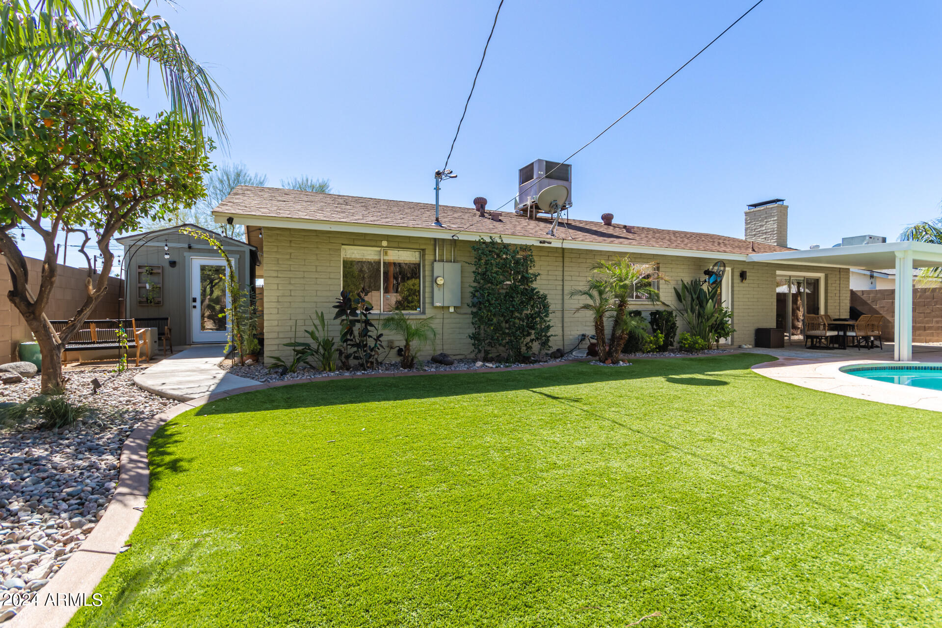 1702 West Griswold Road Phoenix, AZ 85021 - Photo 23 of 25 Backyard