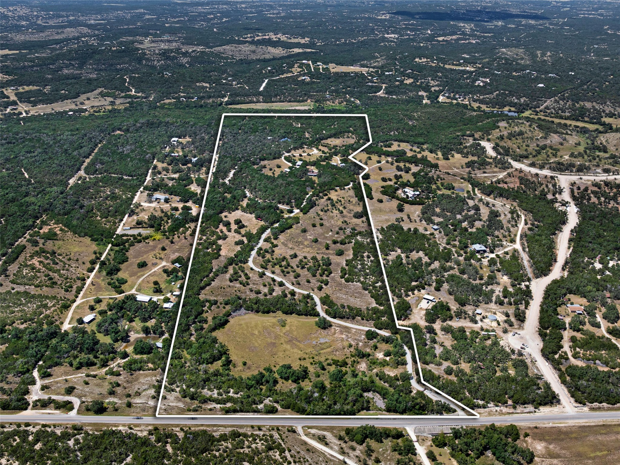 5818 Ranch Road 165 Blanco, TX 78606 - Photo 15 of 20 an aerial view of multiple house