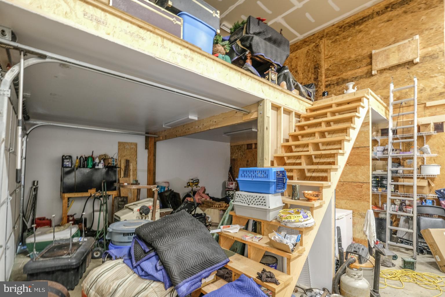 147 Riley Hollow Road Huntly, VA 22640 - Photo 100 of 103 Inside attached garage-loft-could be finished!