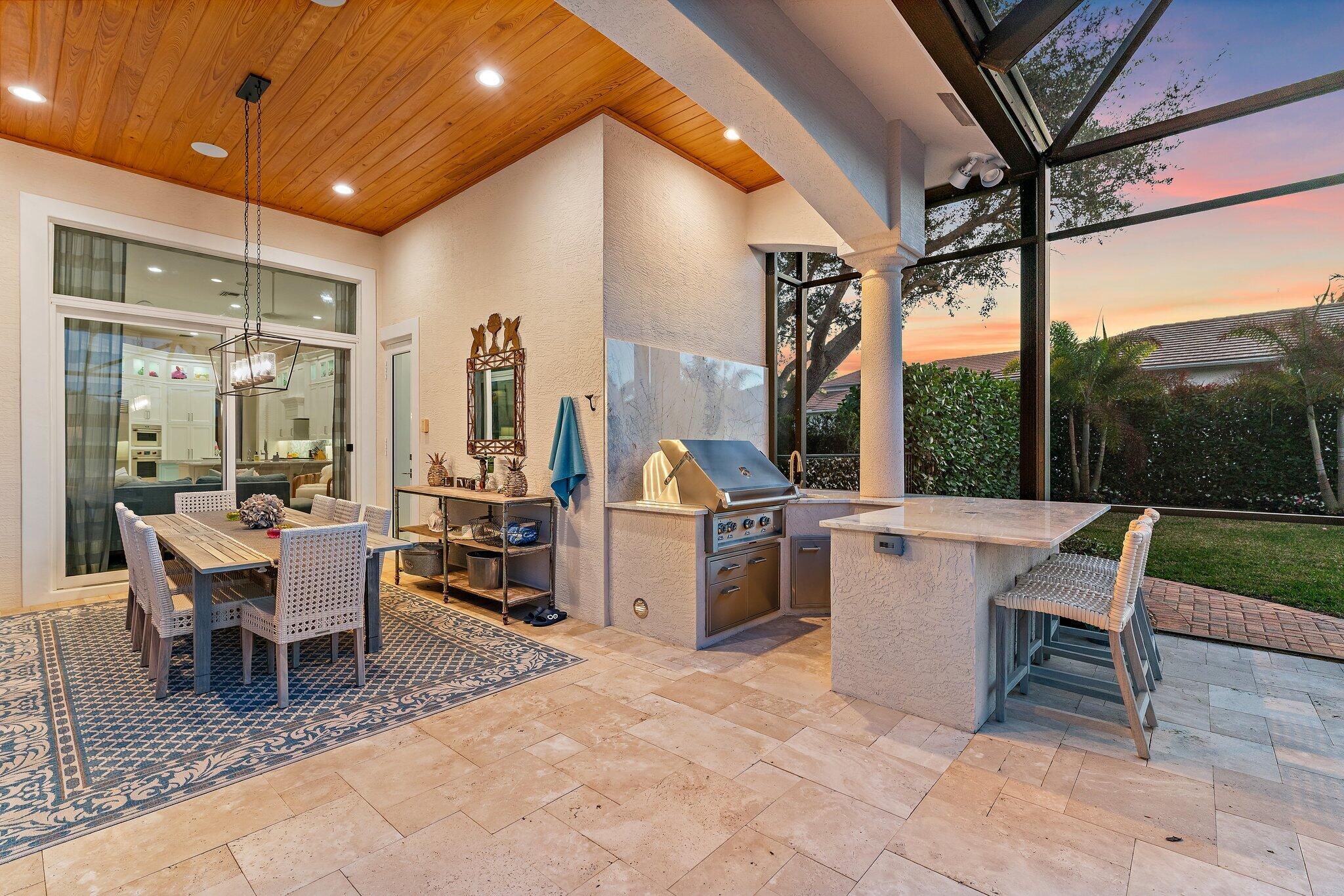 6283 Southeast Moss Ridge Pointe Hobe Sound, FL 33455 - Photo 59 of 89 Ourdoor Dining Area