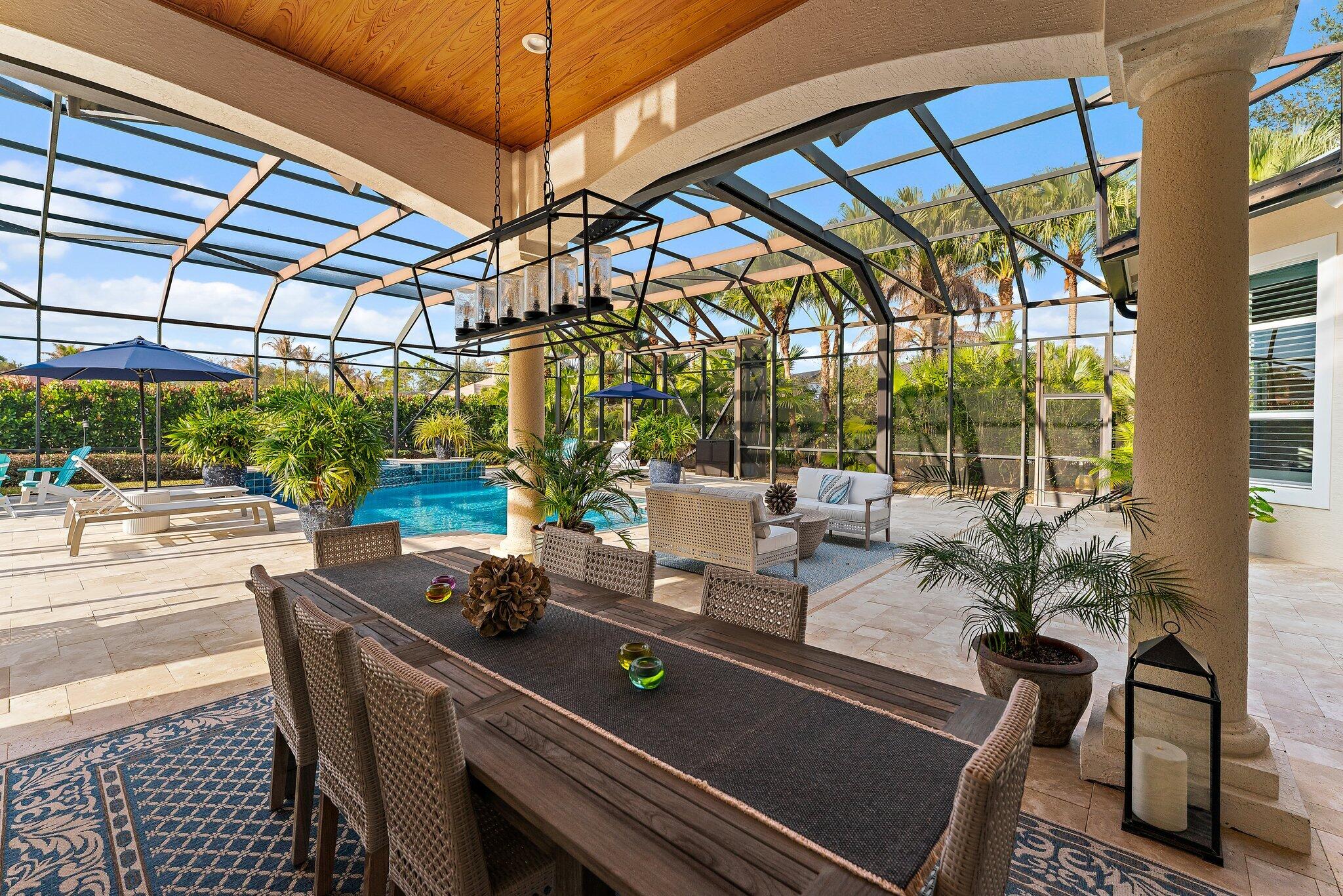 6283 Southeast Moss Ridge Pointe Hobe Sound, FL 33455 - Photo 64 of 89 Outdoor Dining Area