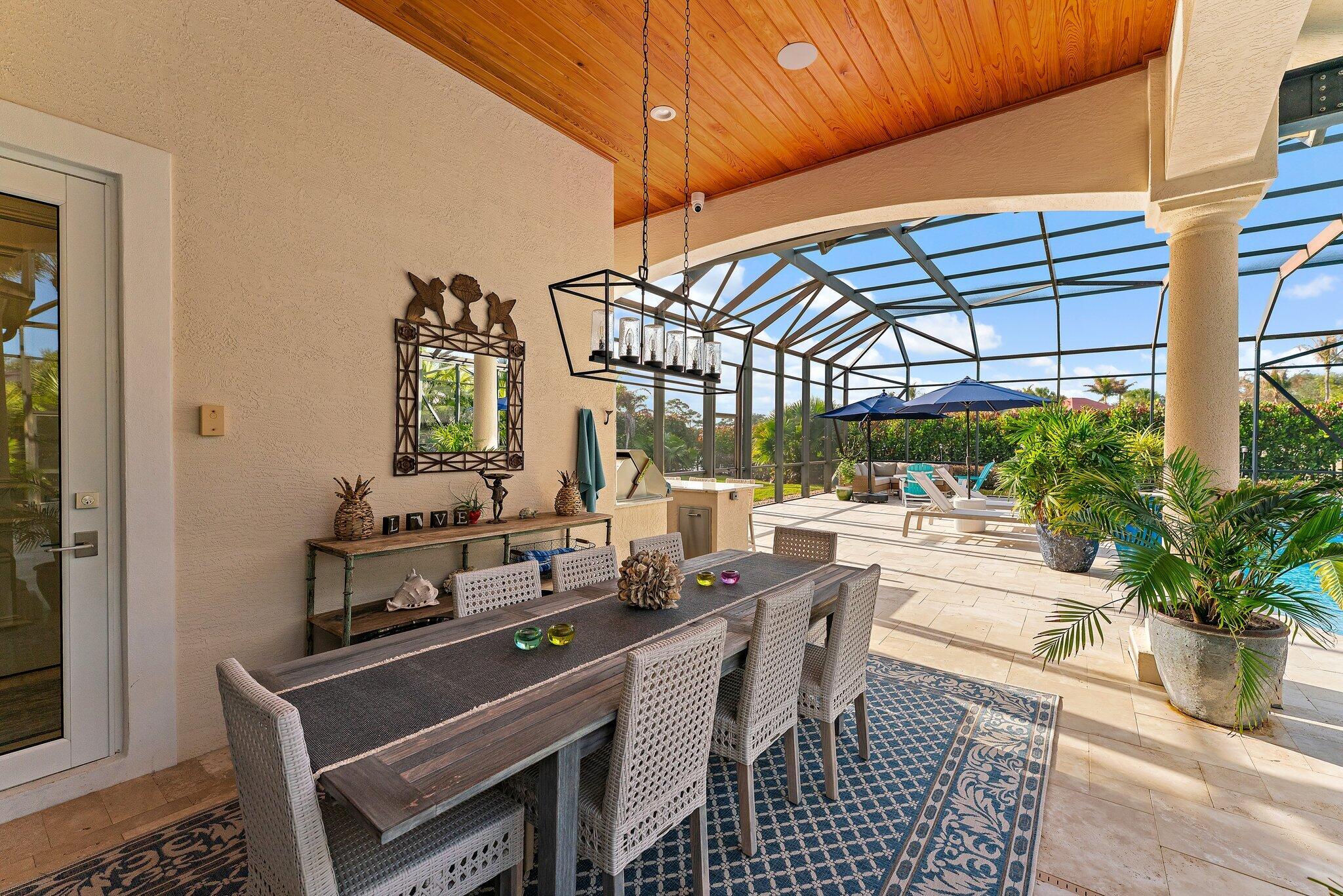 6283 Southeast Moss Ridge Pointe Hobe Sound, FL 33455 - Photo 66 of 89 Outdoor Dining Area
