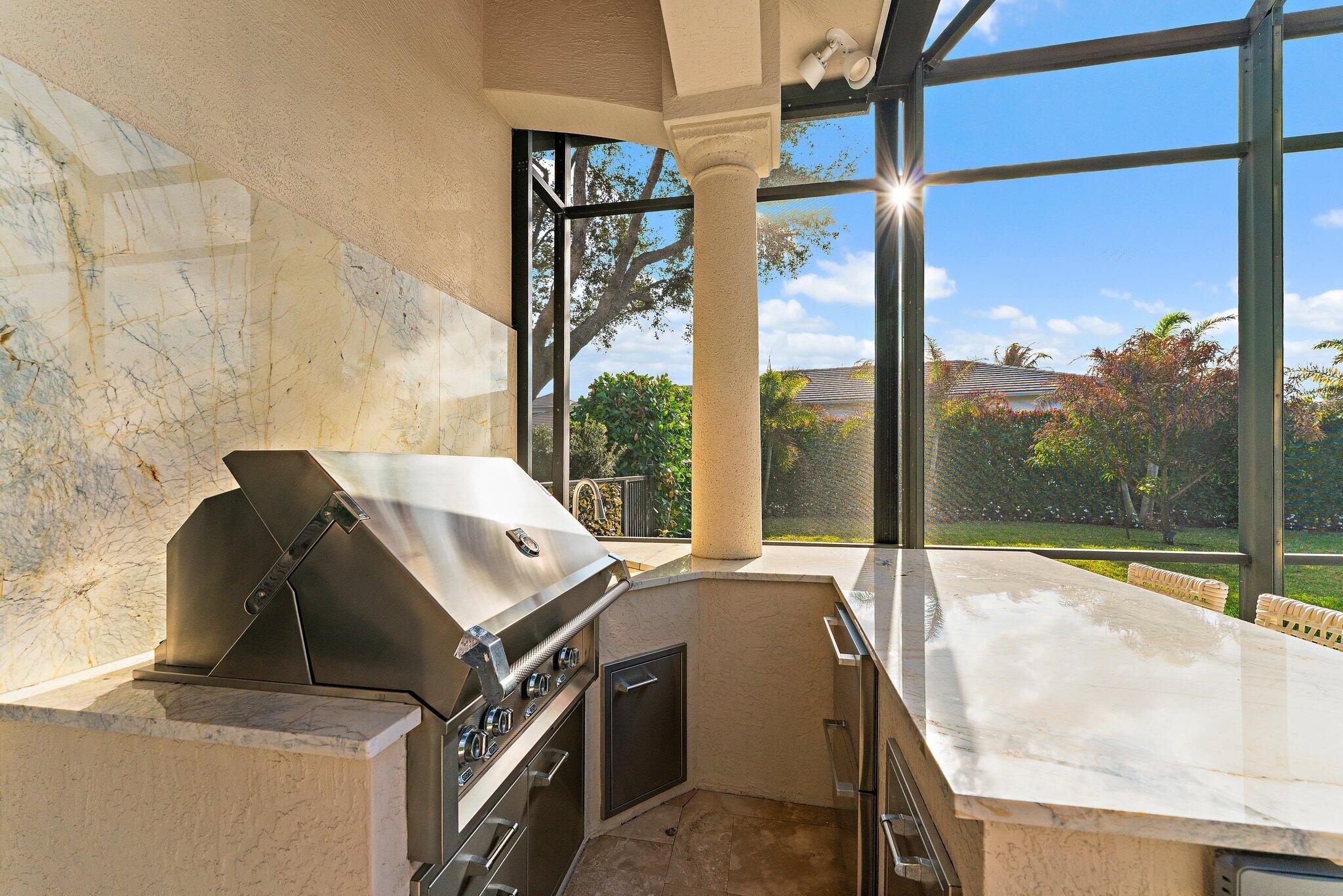 6283 Southeast Moss Ridge Pointe Hobe Sound, FL 33455 - Photo 68 of 89 Summer Kitchen