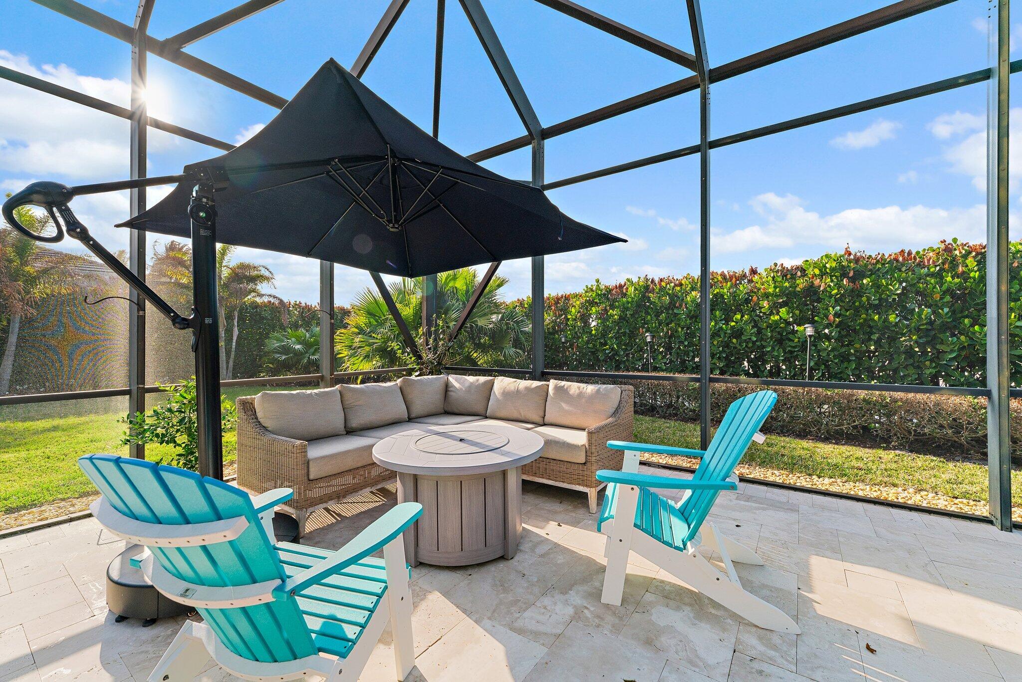 6283 Southeast Moss Ridge Pointe Hobe Sound, FL 33455 - Photo 78 of 89 Pool Area Seating