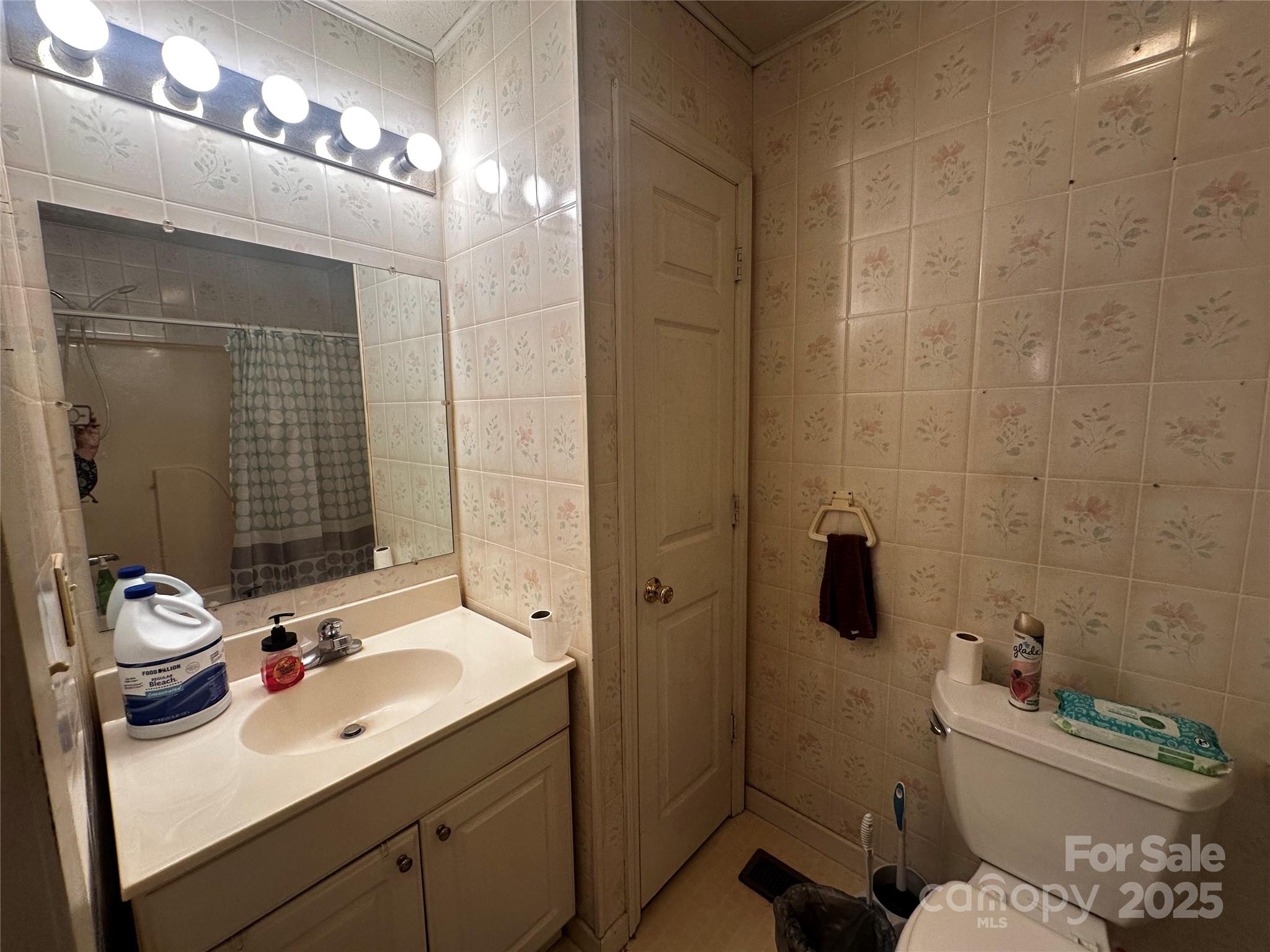 433 Deneen Road Burnsville, NC 28714 - Photo 15 of 32 a bathroom with a toilet sink and mirror