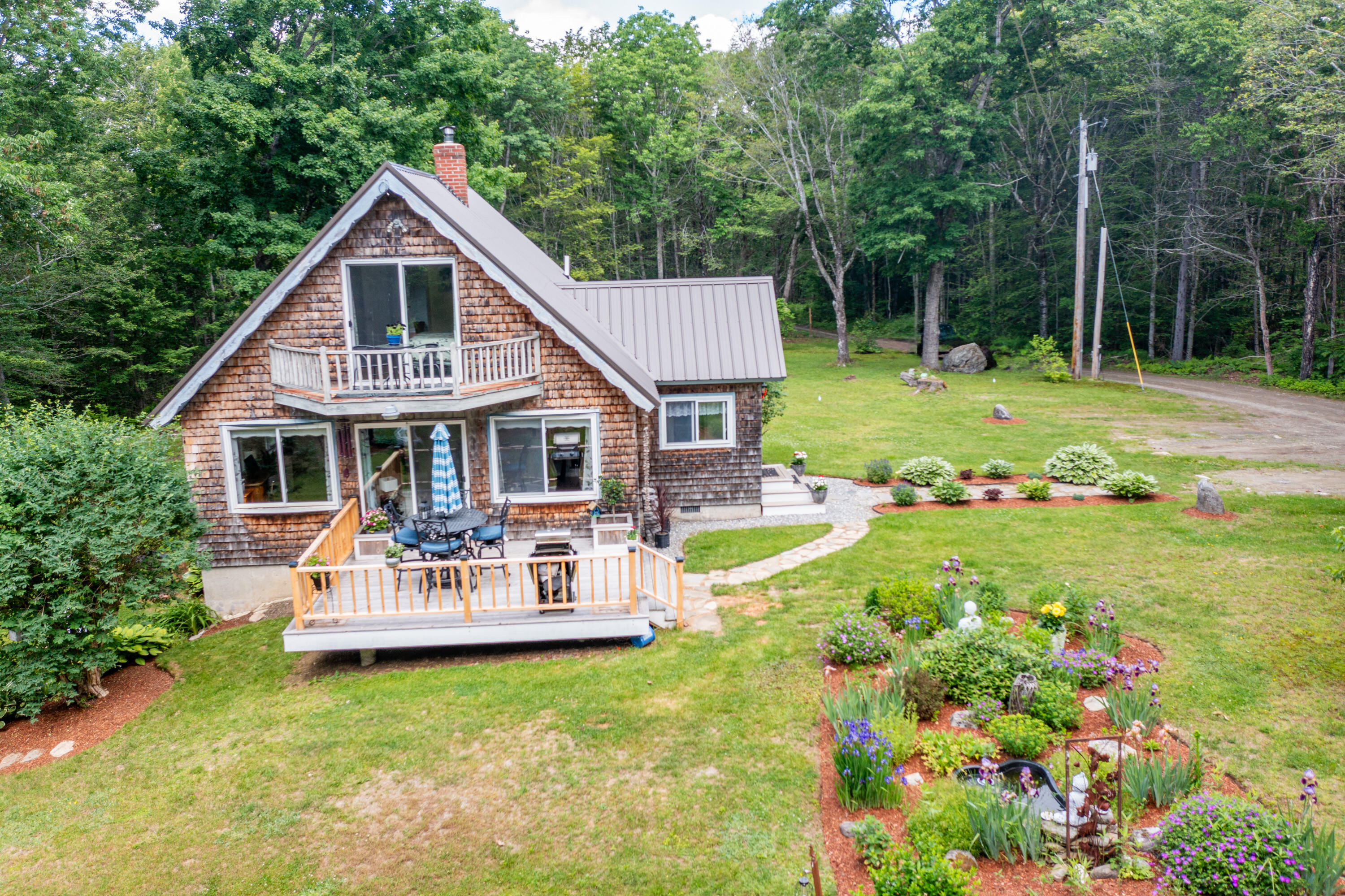 105 Perry Greene Hill Road Waldoboro, ME 04572 - Photo 45 of 61 Aerial shot