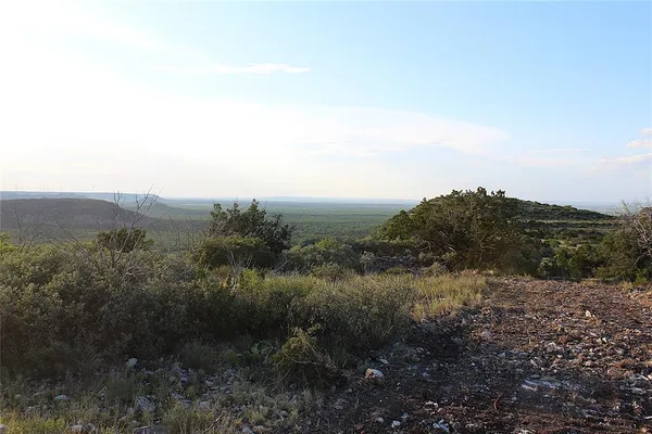 a view of a mountain range with trees