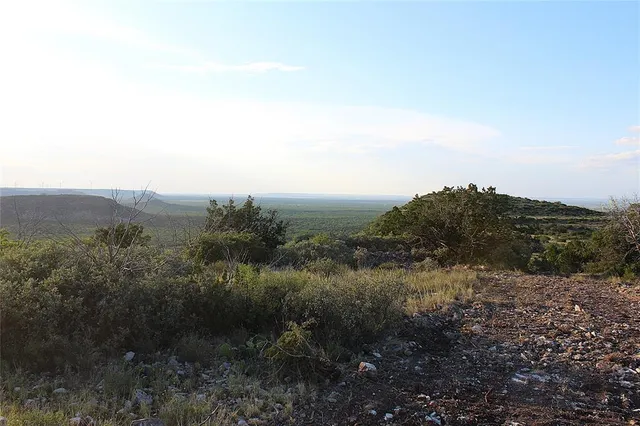 a view of a mountain range with trees