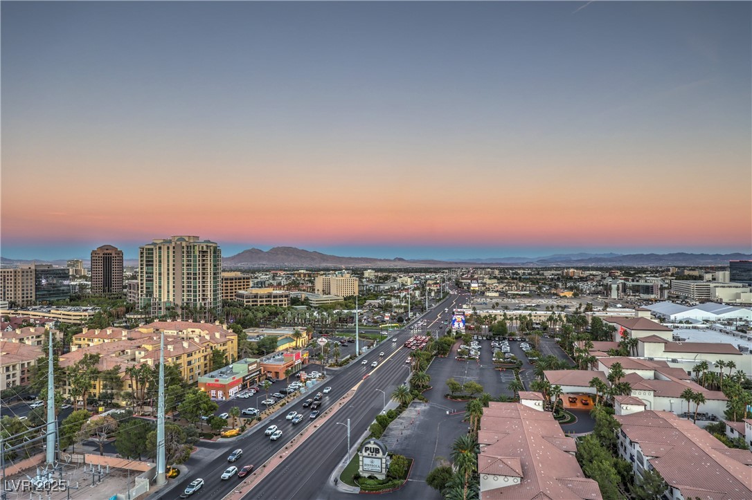 211 East Flamingo Road, Unit 1508 Las Vegas, NV 89169 - Photo 30 of 40 Aerial view at dusk of a view of city