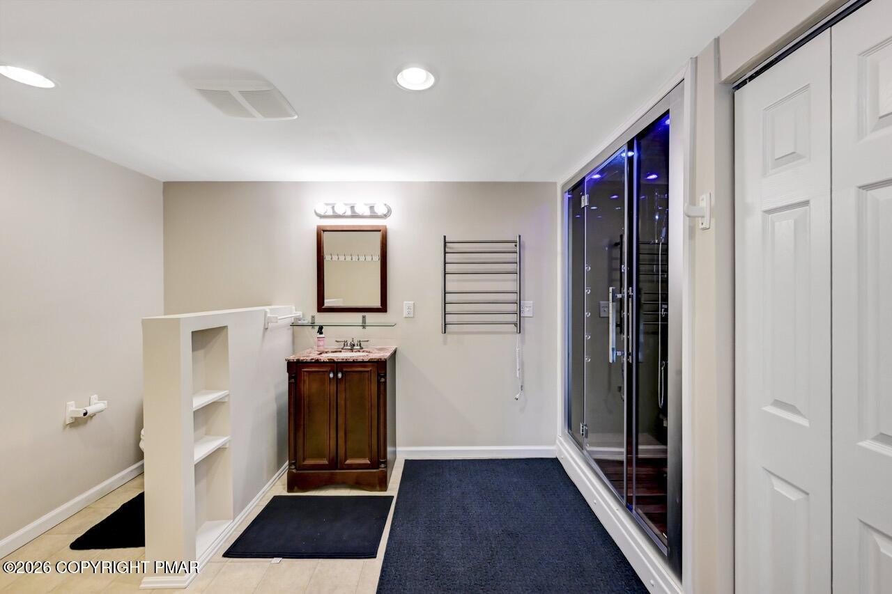 134 Skytop Road Long Pond, PA 18334 - Photo 35 of 48 Nicely Appointed Lower Level Bathroom