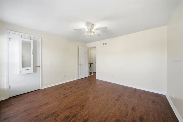 wooden floor in an empty room