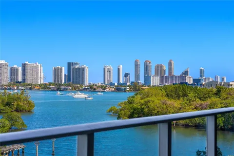 a view of a city with tall buildings