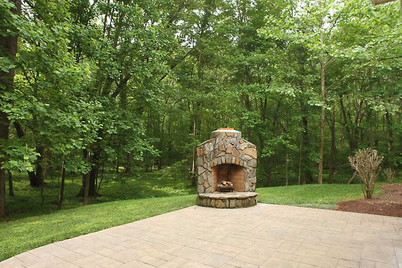 6100 Crupper Court Raleigh, NC 27613 - Photo 14 of 15 Stone Fireplace