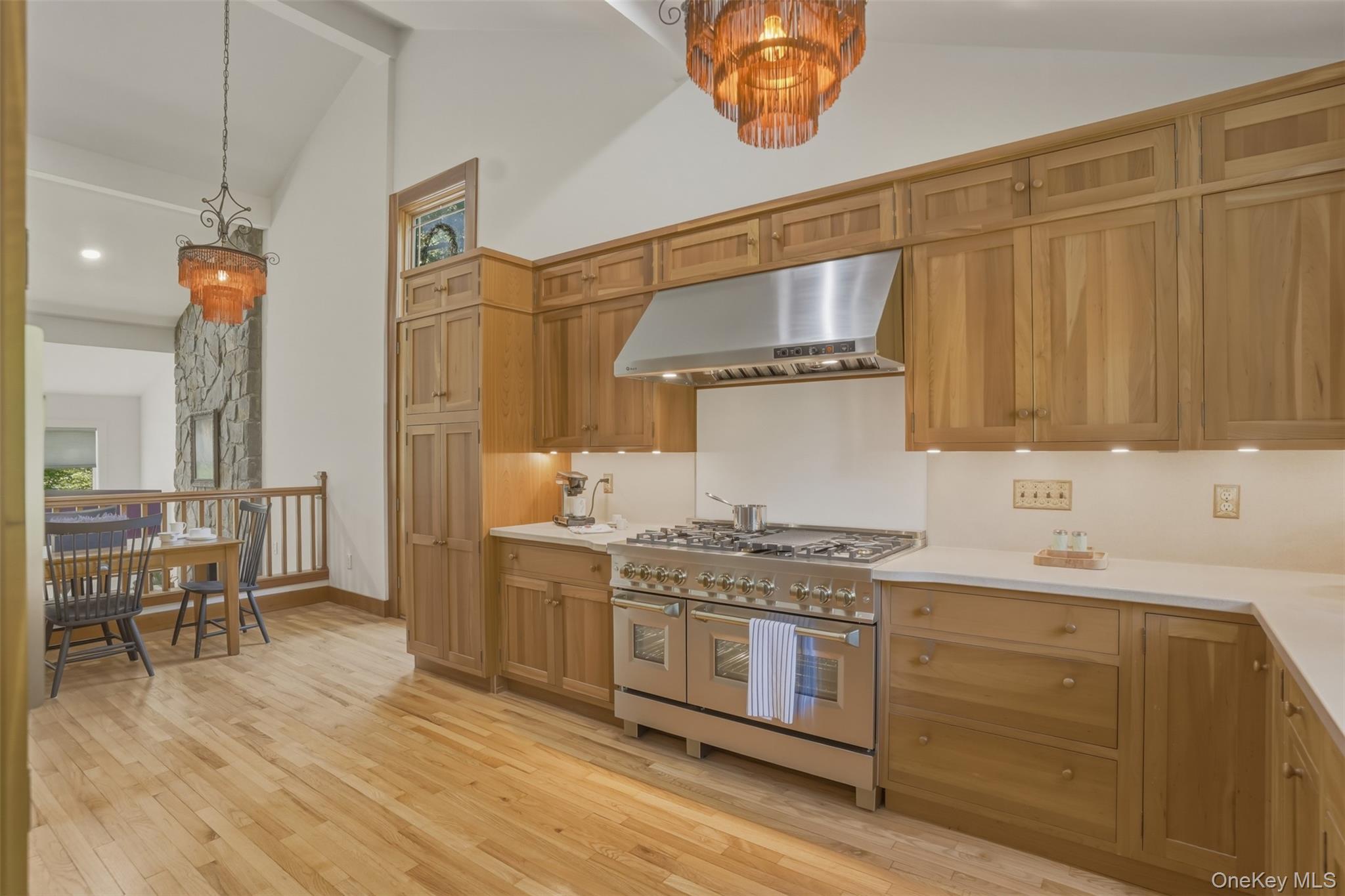 97 Walling Road Warwick, NY 10990 - Photo 4 of 43 Chef's kitchen featuring a ZLINE 60-inch Dual Fuel Range and 9 burner stove.