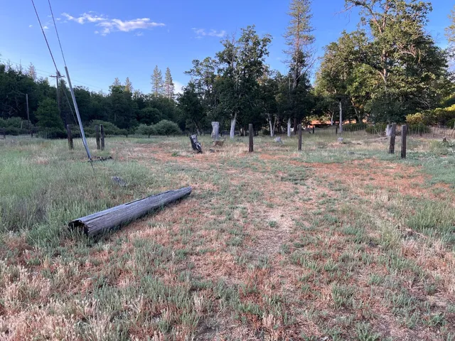 a view of outdoor space with swings