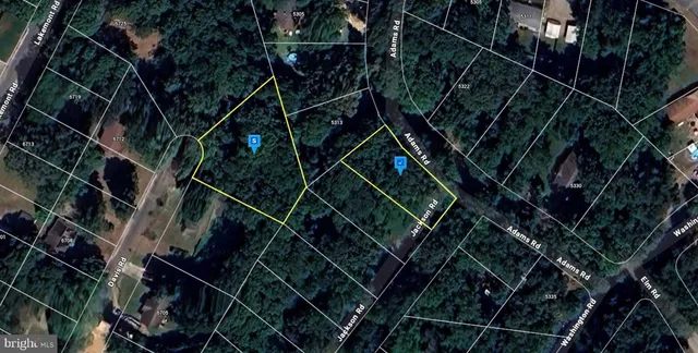 a view of a field with trees in the background