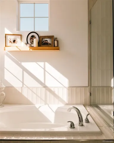 a view of a sink and a window