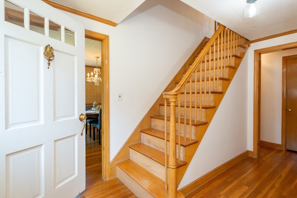 9 Linnea Lane Reading, MA 01867 - Photo 2 of 33 a view of staircase with wooden floor and staircase