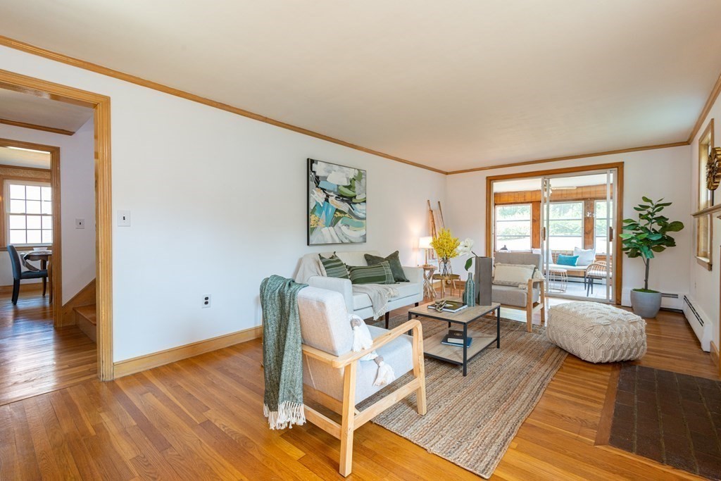 9 Linnea Lane Reading, MA 01867 - Photo 5 of 33 a living room with furniture and wooden floor