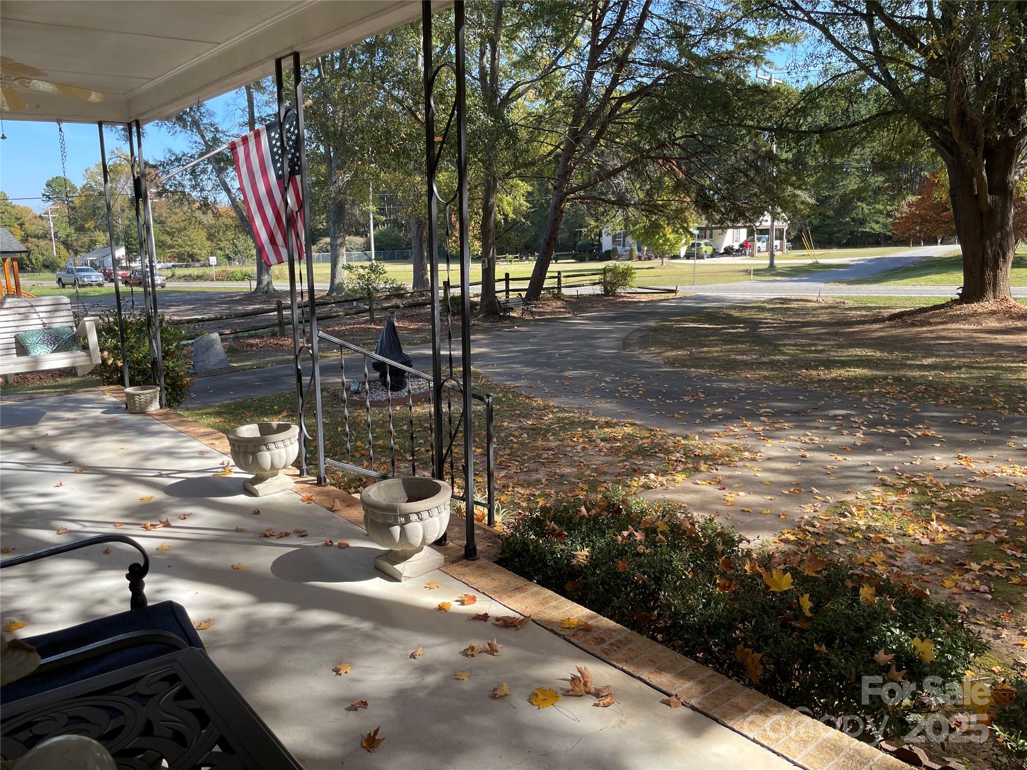 3403 Beaty Road Gastonia, NC 28056 - Photo 6 of 40 a view of a yard with plants and trees
