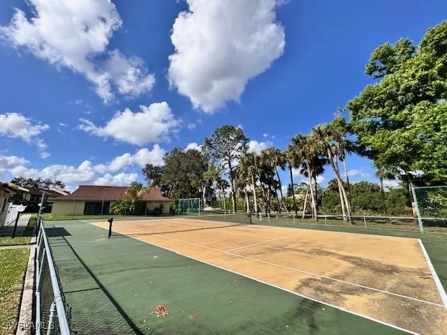 a view of basketball court