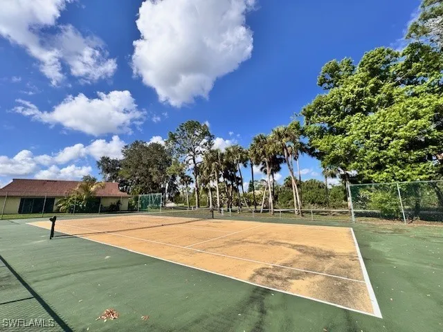 a view of basketball court