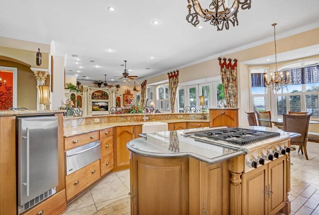 11715 Taylor Road Thonotosassa, FL 33592 - Photo 16 of 73 a kitchen with stainless steel appliances granite countertop a sink stove and refrigerator