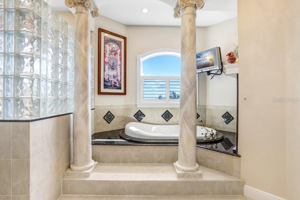 11715 Taylor Road Thonotosassa, FL 33592 - Photo 22 of 73 a bathroom with a tub and shower curtain