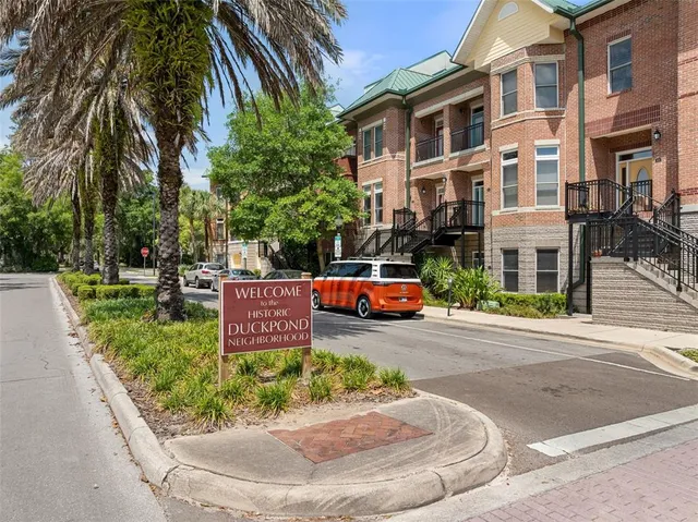 a sign on the side of a building