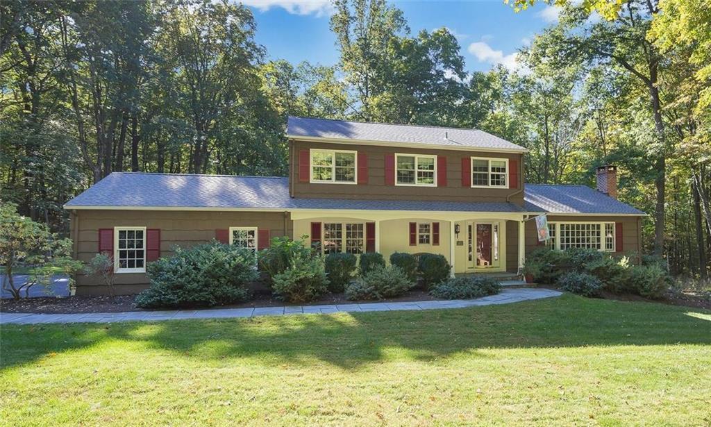 162 Minute Man Road Ridgefield, CT 06877 - Photo 1 of 1 a view of a big yard in front of a house
