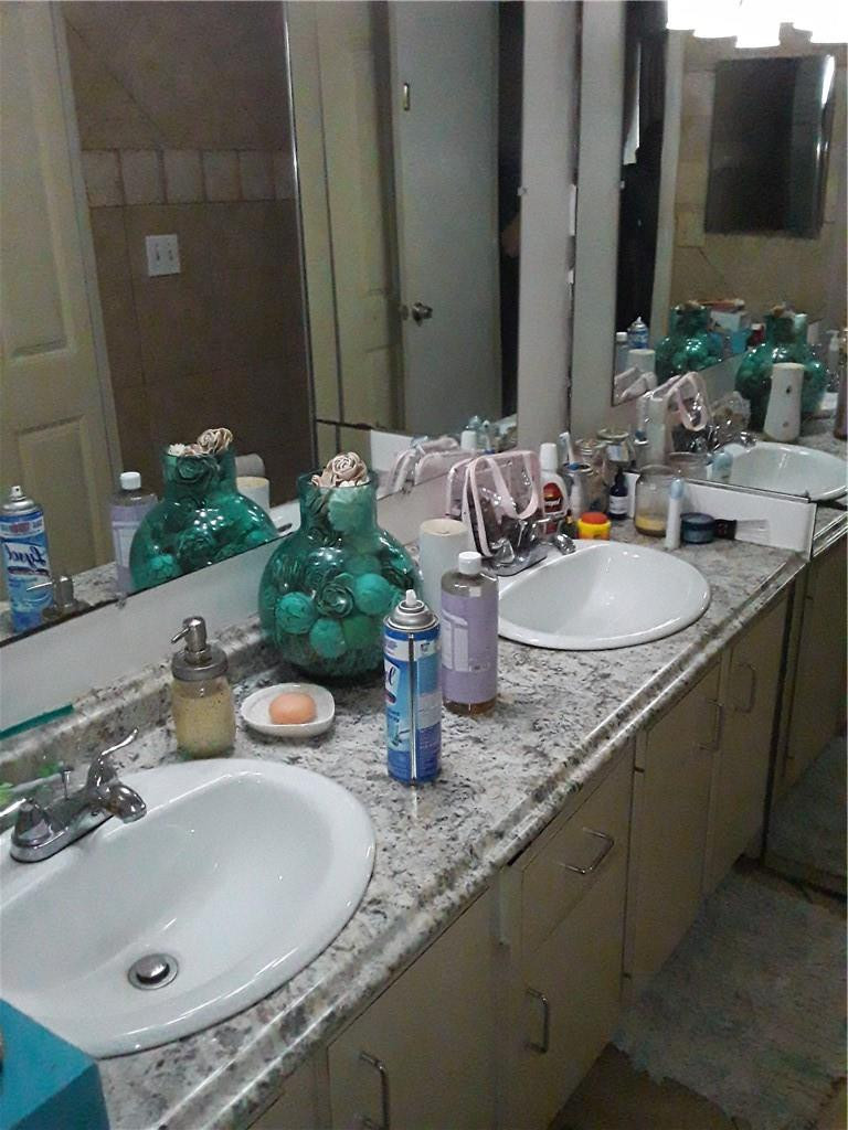 4222 Inverrary Boulevard, Unit 4610 Lauderhill, FL 33319 - Photo 13 of 32 a bathroom with a sink and a mirror