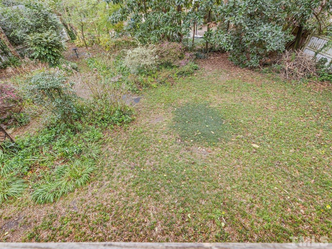216 Hillcrest Road Raleigh, NC 27605 - Photo 23 of 49 a view of a yard with a tree
