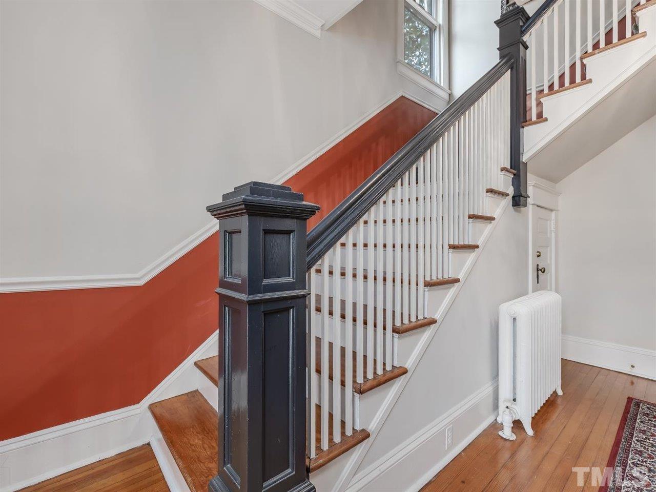 216 Hillcrest Road Raleigh, NC 27605 - Photo 26 of 49 a view of entryway with wooden floor