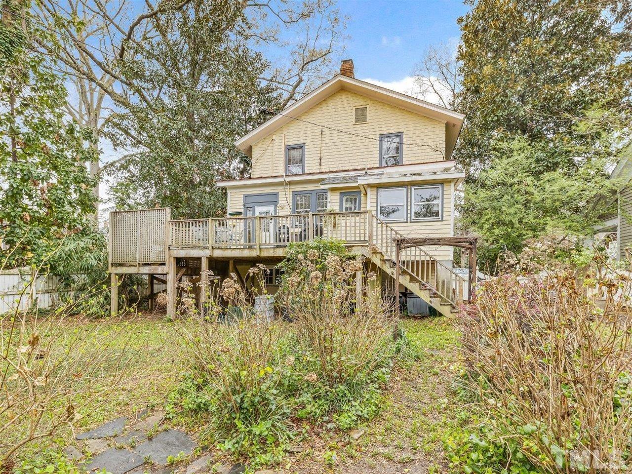 216 Hillcrest Road Raleigh, NC 27605 - Photo 47 of 49 a view of a house with a yard