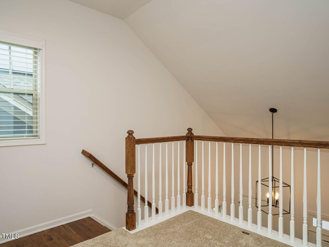 5514 Wade Park Boulevard Raleigh, NC 27607 - Photo 23 of 31 a view of staircase with railing and stairs