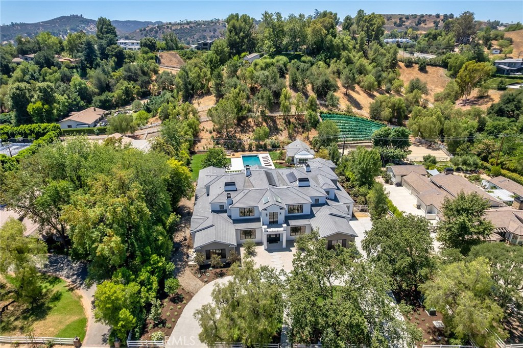 24044 Long Valley Road Hidden Hills, CA 91302 - Photo 56 of 57 an aerial view of multiple house