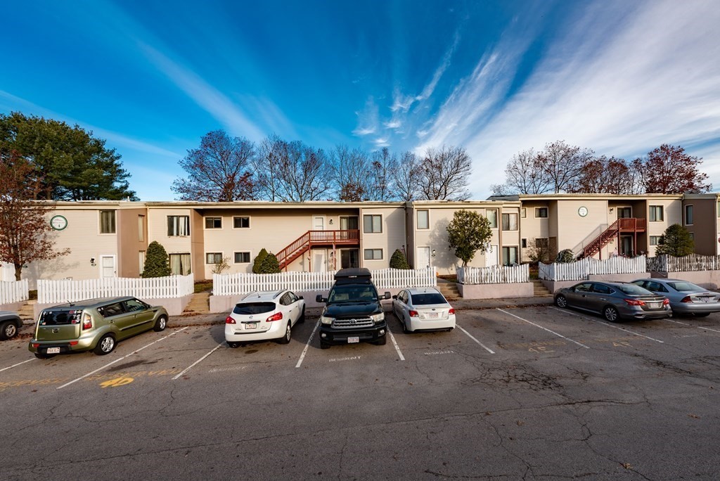 a car parked in front of a house