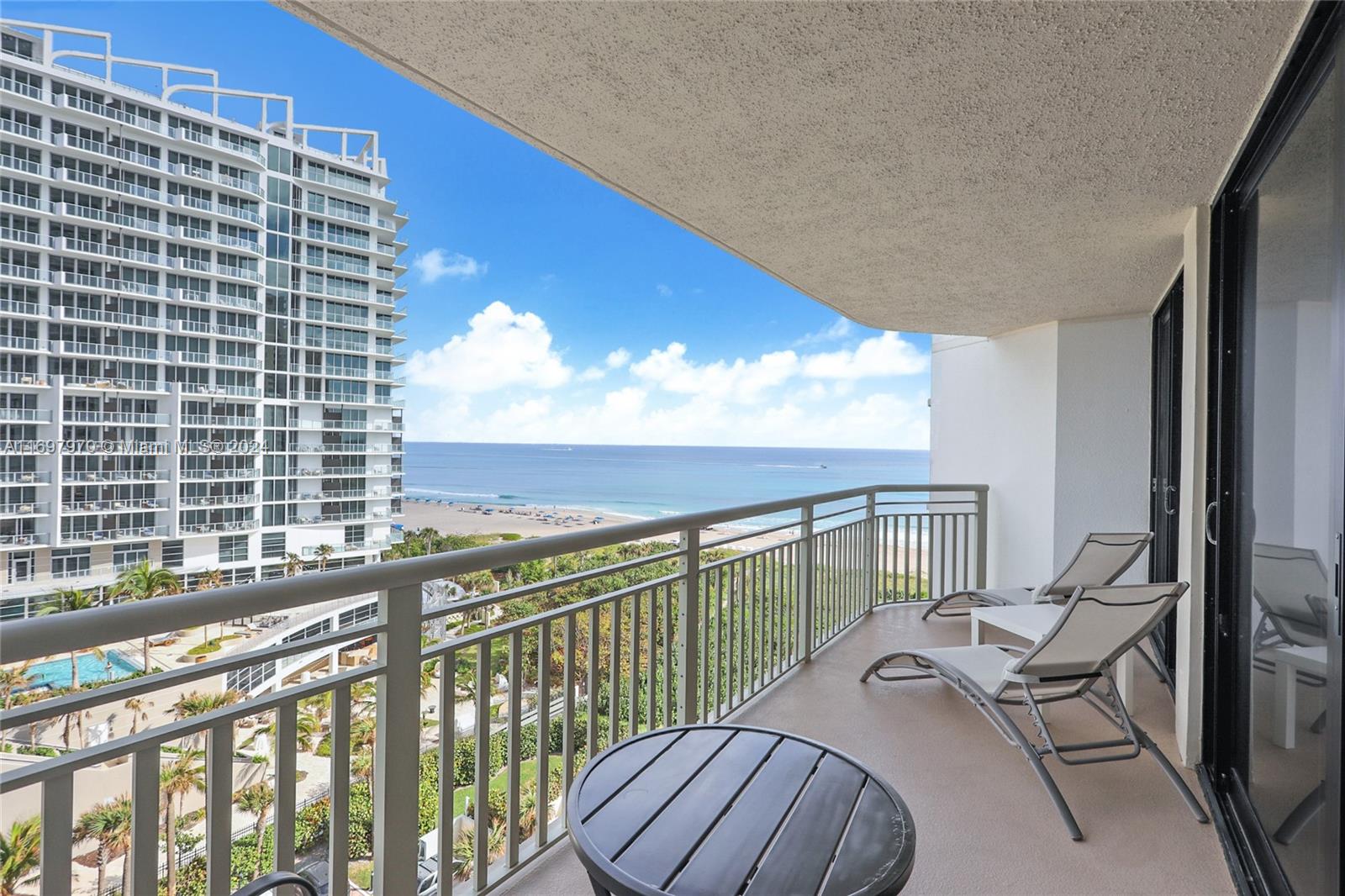 3000 North Ocean Drive, Unit 10B Riviera Beach, FL 33404 - Photo 14 of 31 a view of balcony with couch