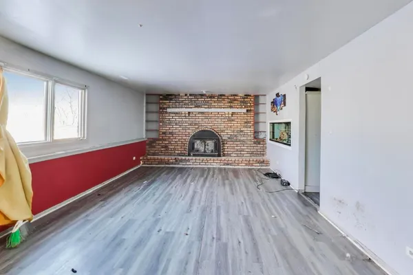 a view of a hallway with interior of the house