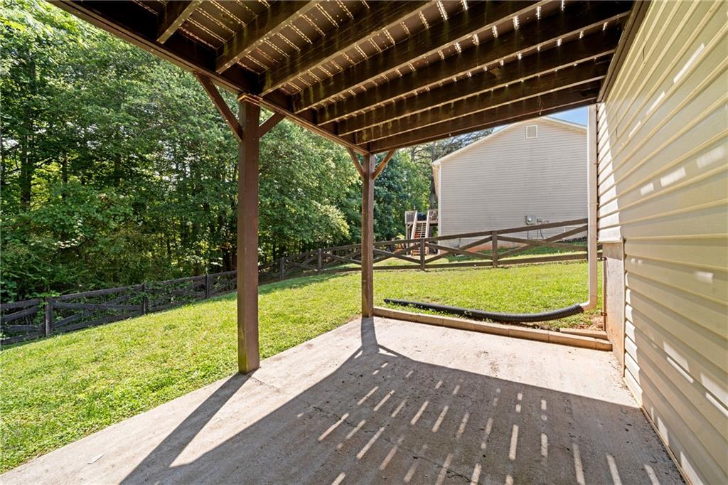 921 Pace Road Hiram, GA 30141 - Photo 30 of 41 a view of a porch with garden
