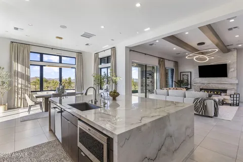 a bathroom with a shower and a toilet