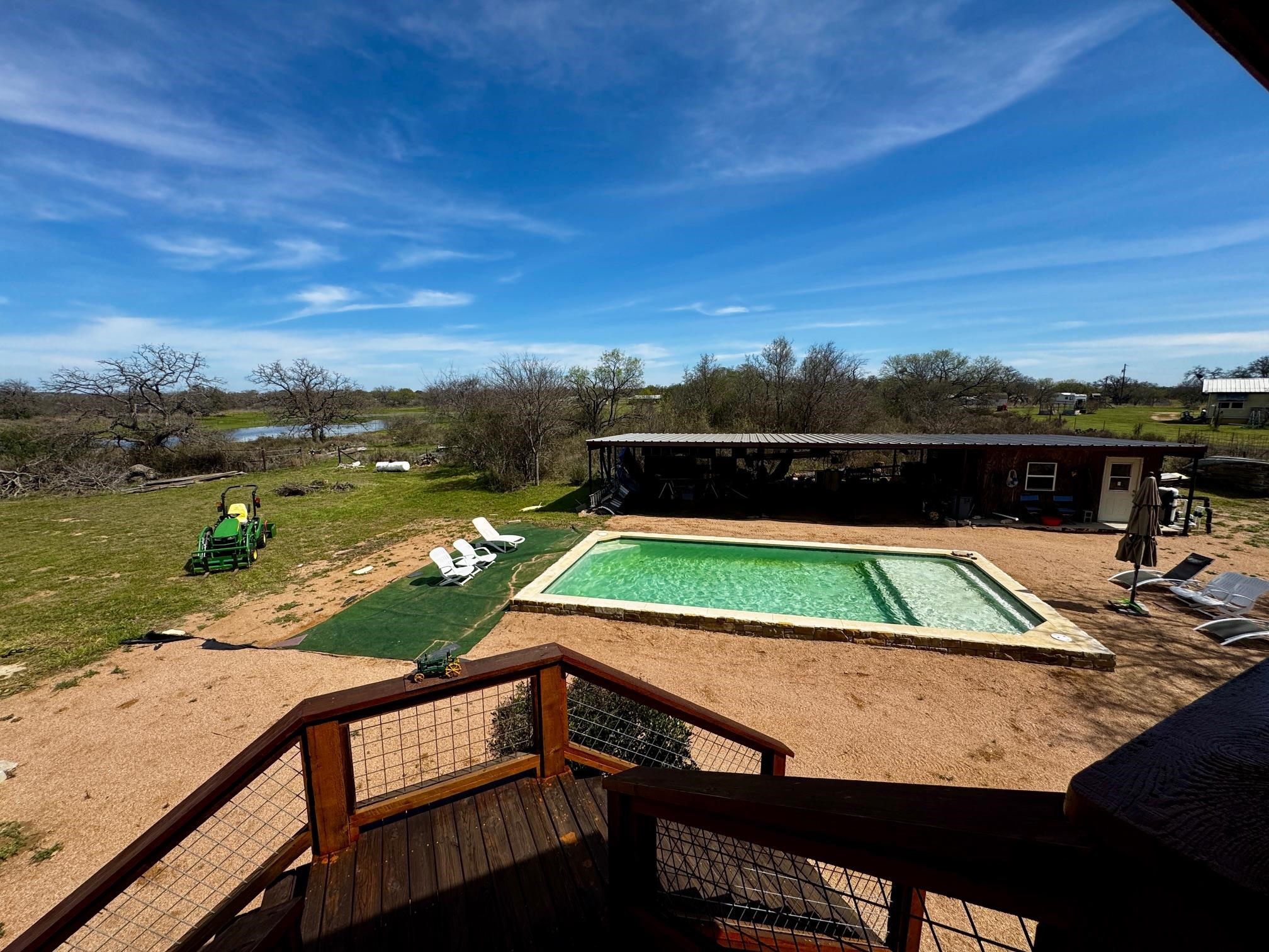 6410 Gray Road Valley Spring, TX 76885 - Photo 22 of 31 a view of an outdoor space with lounge chair