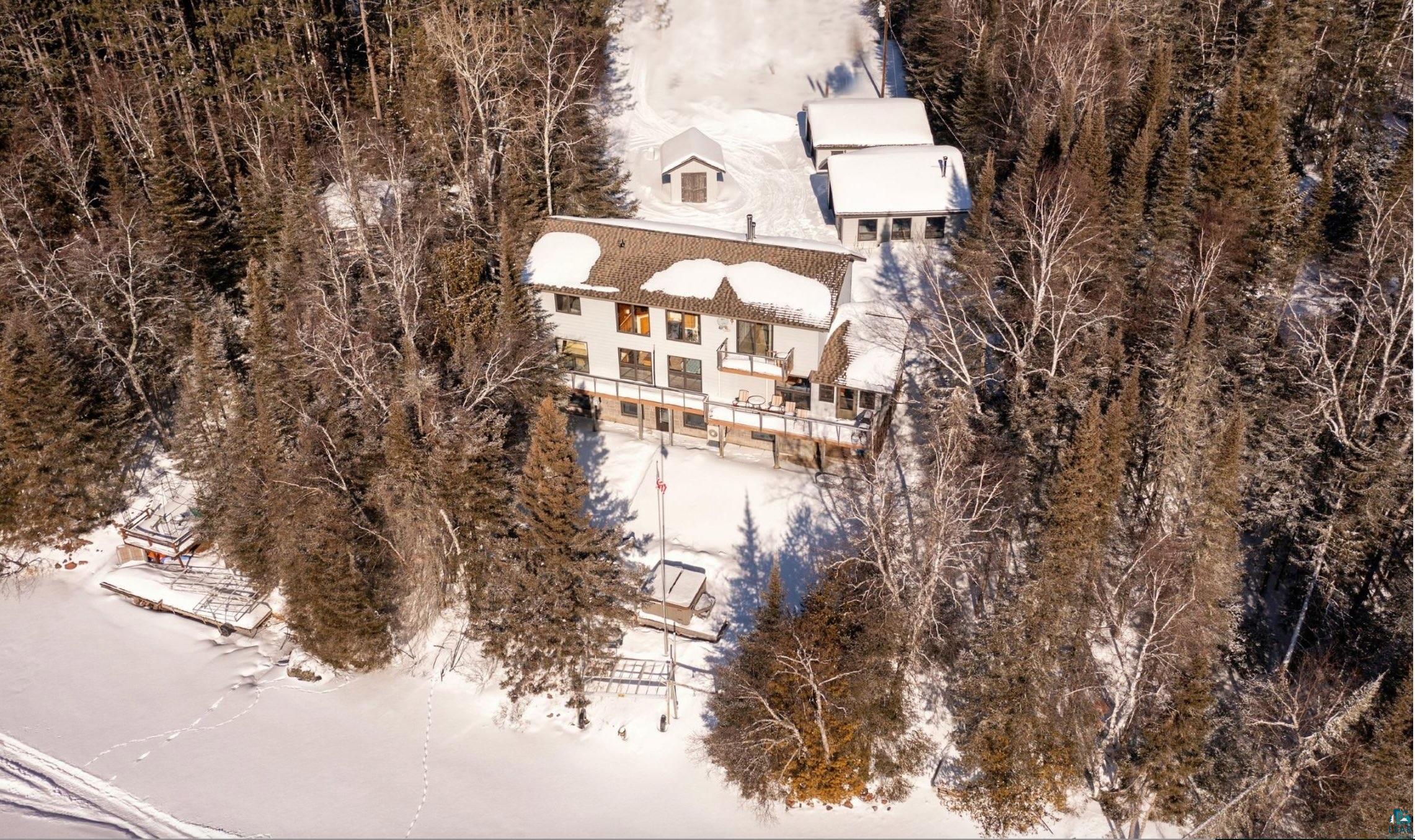 1480 Devil Track Road Grand Marais, MN 55604 - Photo 2 of 38 View of snowy aerial view
