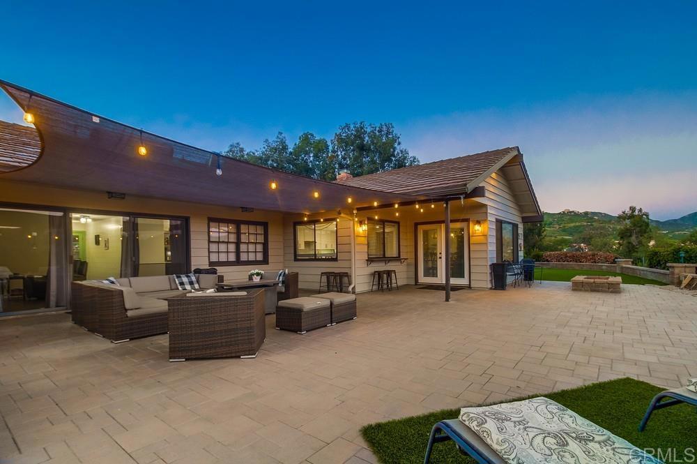 2444 Via Dieguenos Alpine, CA 91901 - Photo 44 of 69 a view of a patio with couches and potted plants
