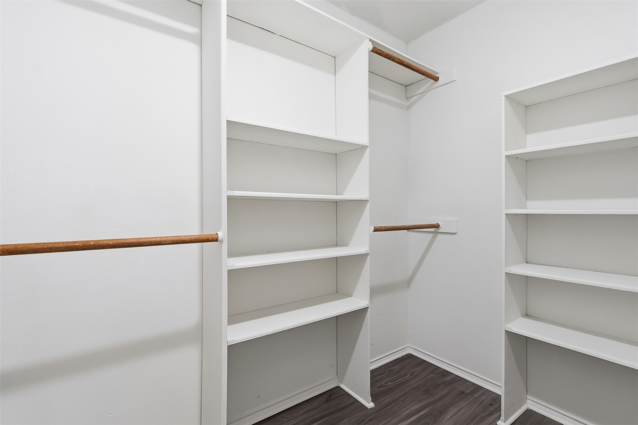 13201 Jacobson Road Manor, TX 78653 - Photo 15 of 25 a view of walk in closet with empty racks